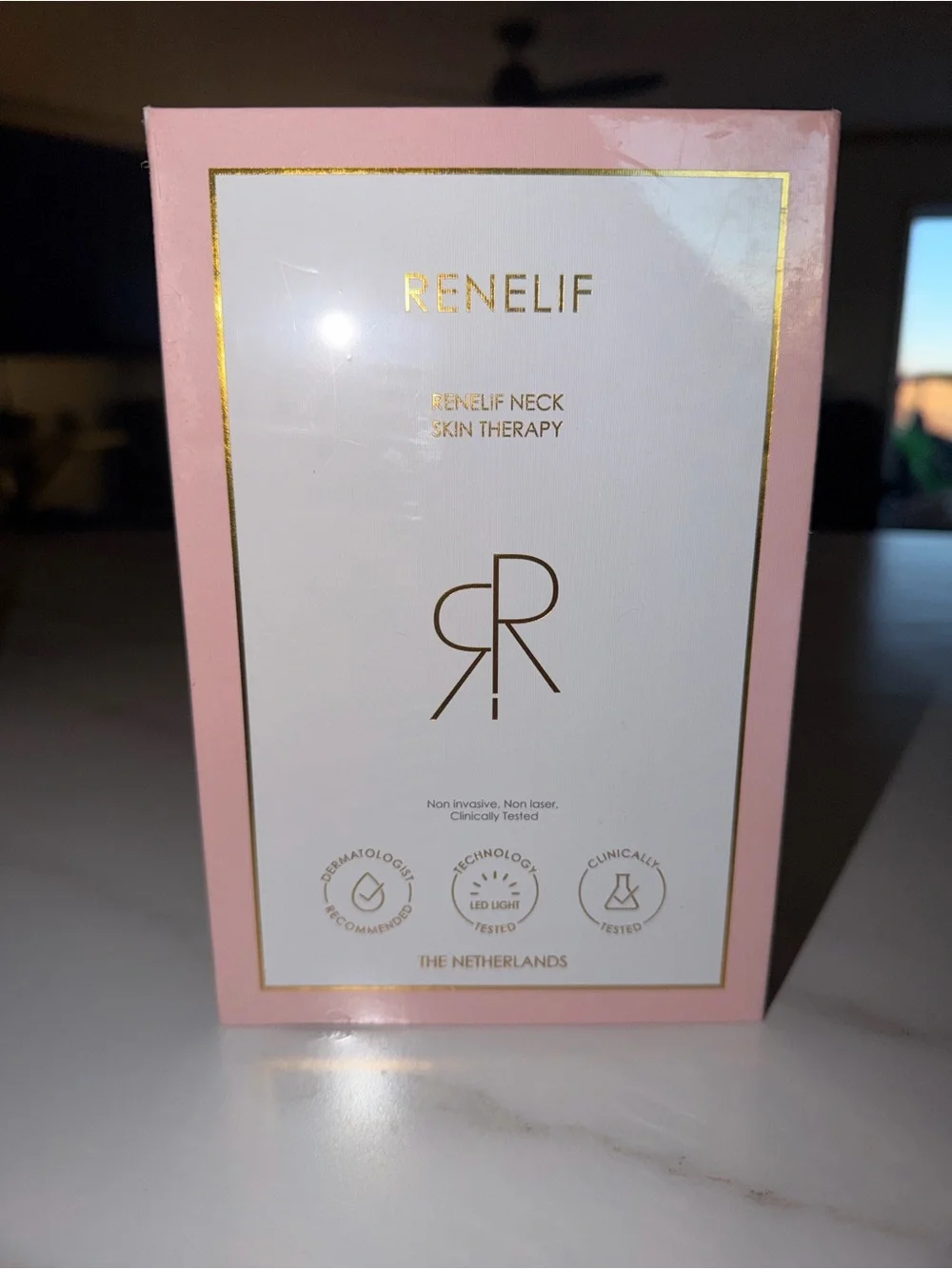 Renelif Neck Advanced Skin Therapy LED Light Therapy With Smart Vibration